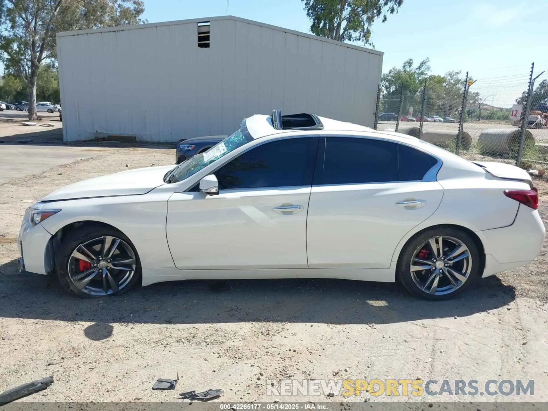 13 fotografías del automóvil dañado JN1EV7CPXMM706094 INFINITI Q50 2021