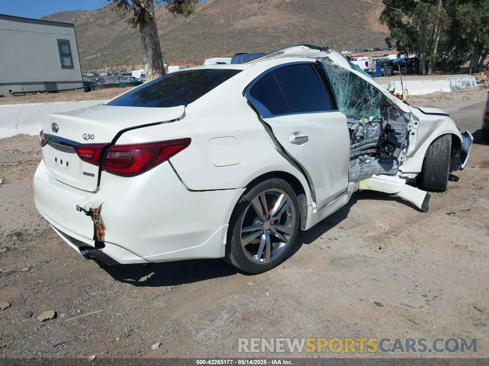 4 fotografías del automóvil dañado JN1EV7CPXMM706094 INFINITI Q50 2021