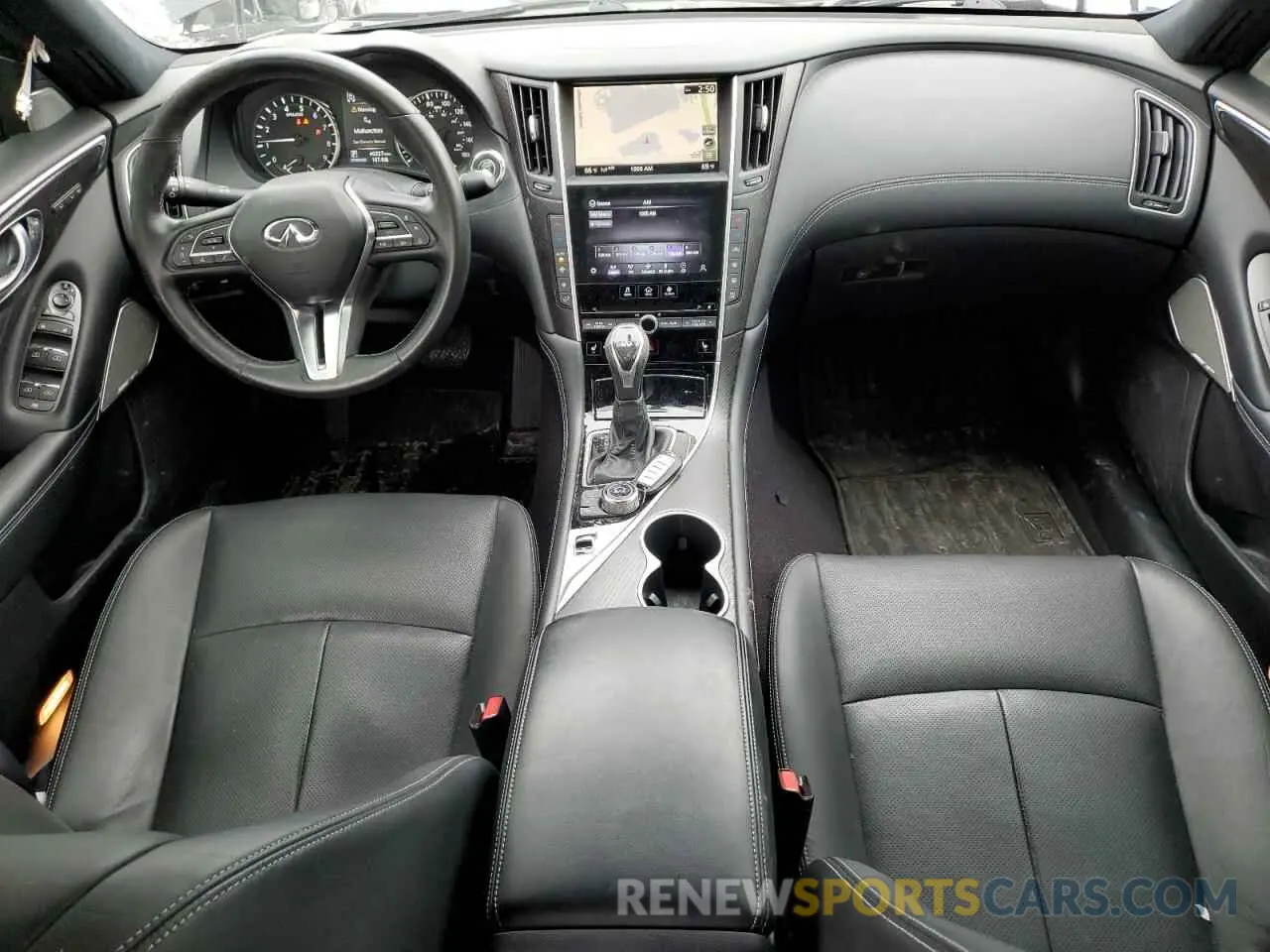 8 fotografías del automóvil dañado JN1EV7CR2MM751399 INFINITI Q50 2021