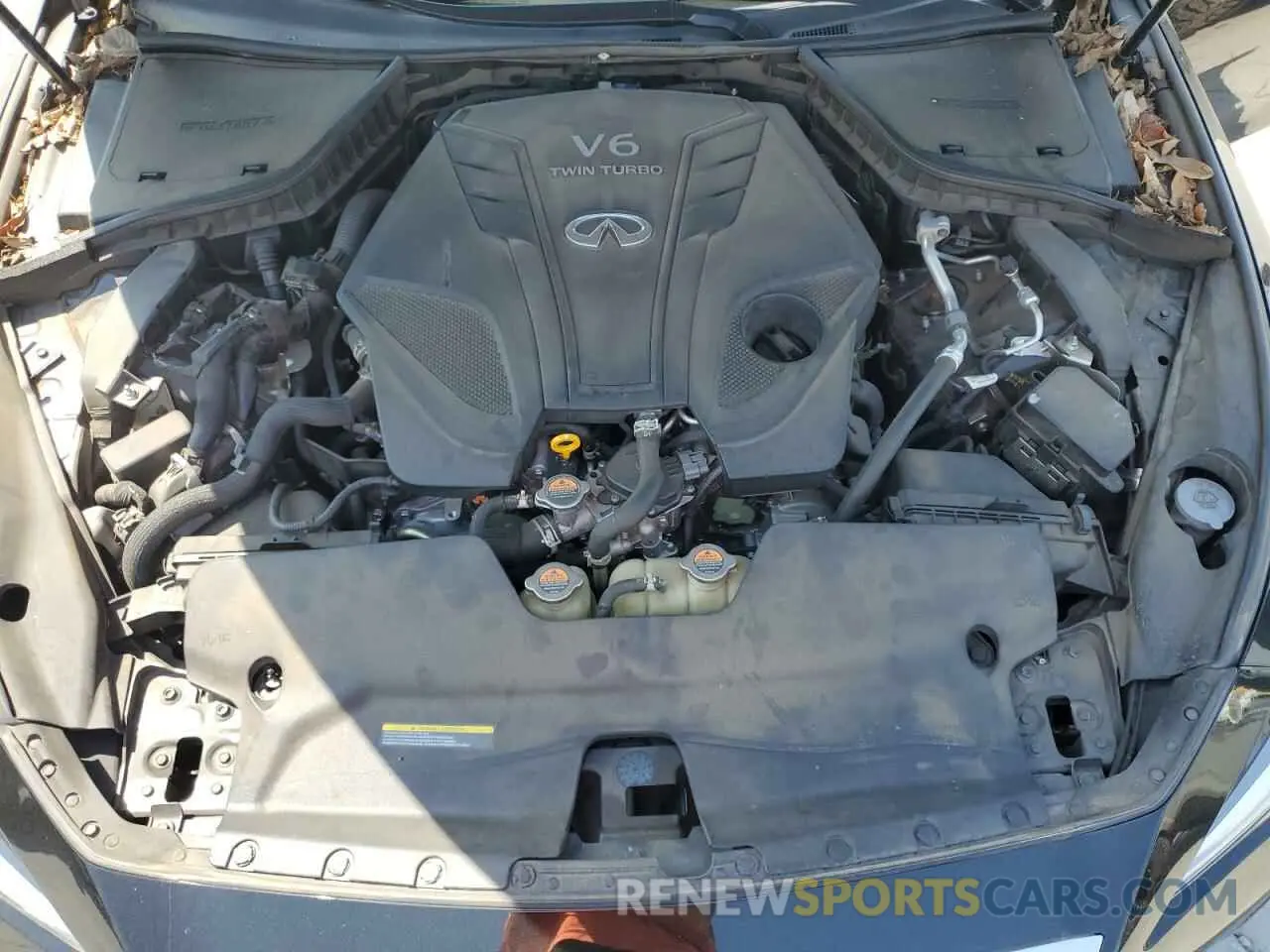 11 fotografías del automóvil dañado JN1EV7CR6MM752944 INFINITI Q50 2021