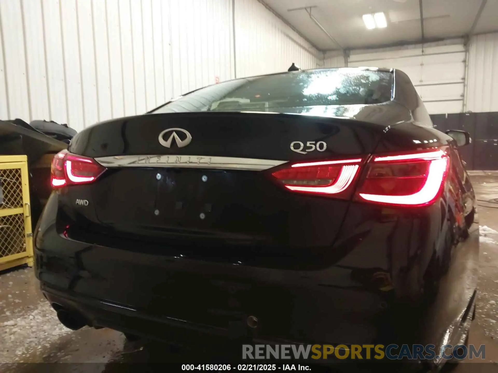 17 fotografías del automóvil dañado JN1EV7CR8MM751195 INFINITI Q50 2021