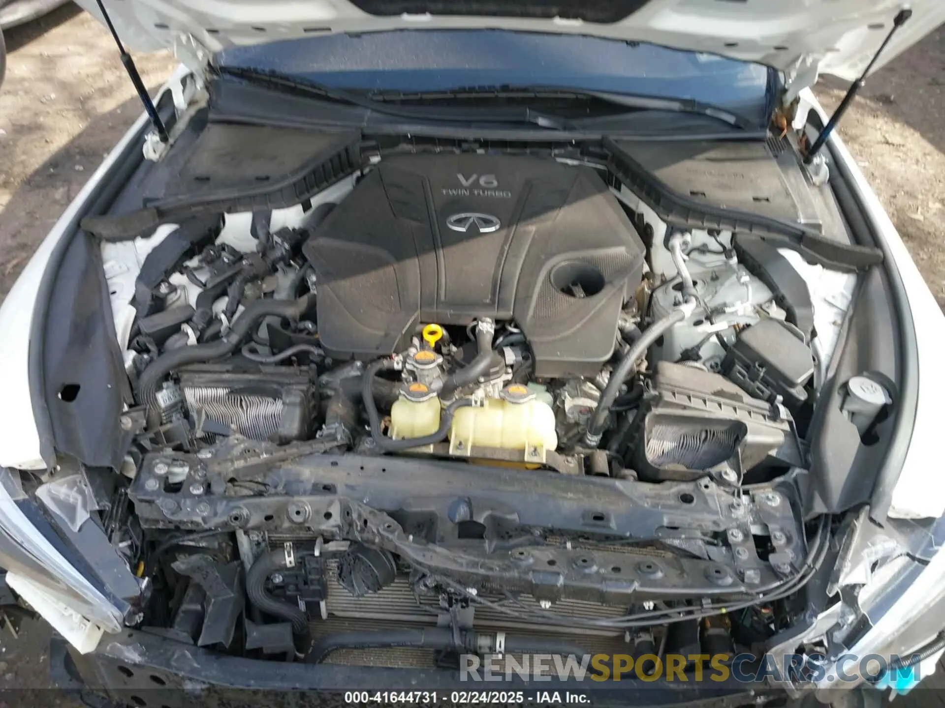 10 fotografías del automóvil dañado JN1EV7CRXMM750159 INFINITI Q50 2021