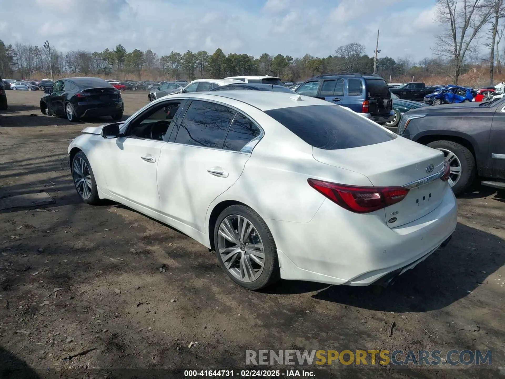 3 fotografías del automóvil dañado JN1EV7CRXMM750159 INFINITI Q50 2021