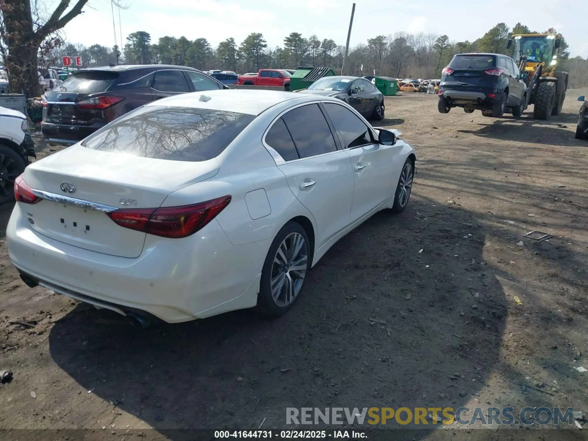 4 fotografías del automóvil dañado JN1EV7CRXMM750159 INFINITI Q50 2021