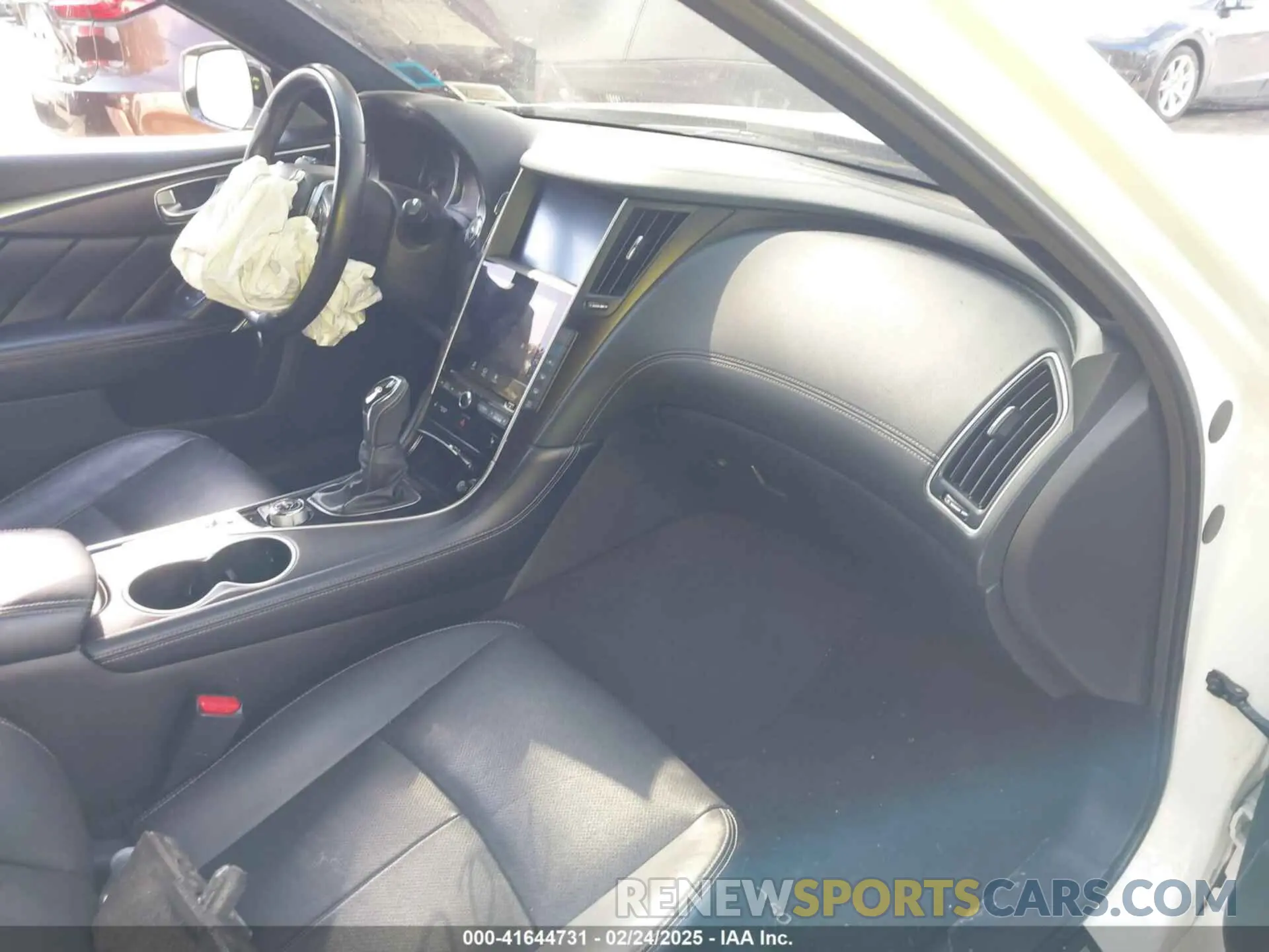 5 fotografías del automóvil dañado JN1EV7CRXMM750159 INFINITI Q50 2021