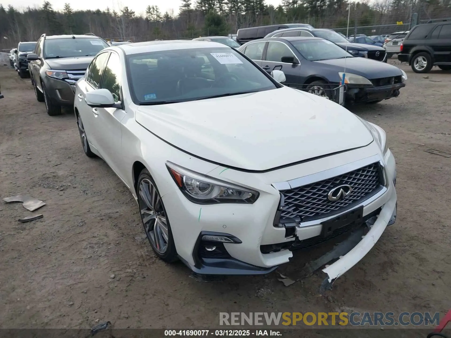1 fotografías del automóvil dañado JN1EV7CRXMM751800 INFINITI Q50 2021