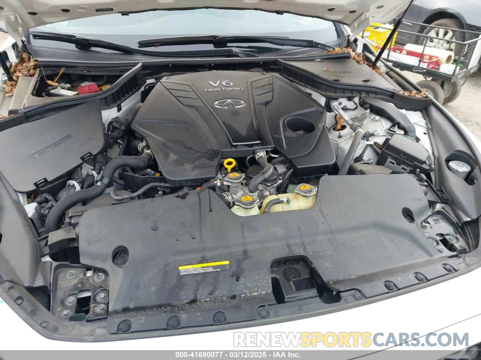 10 fotografías del automóvil dañado JN1EV7CRXMM751800 INFINITI Q50 2021
