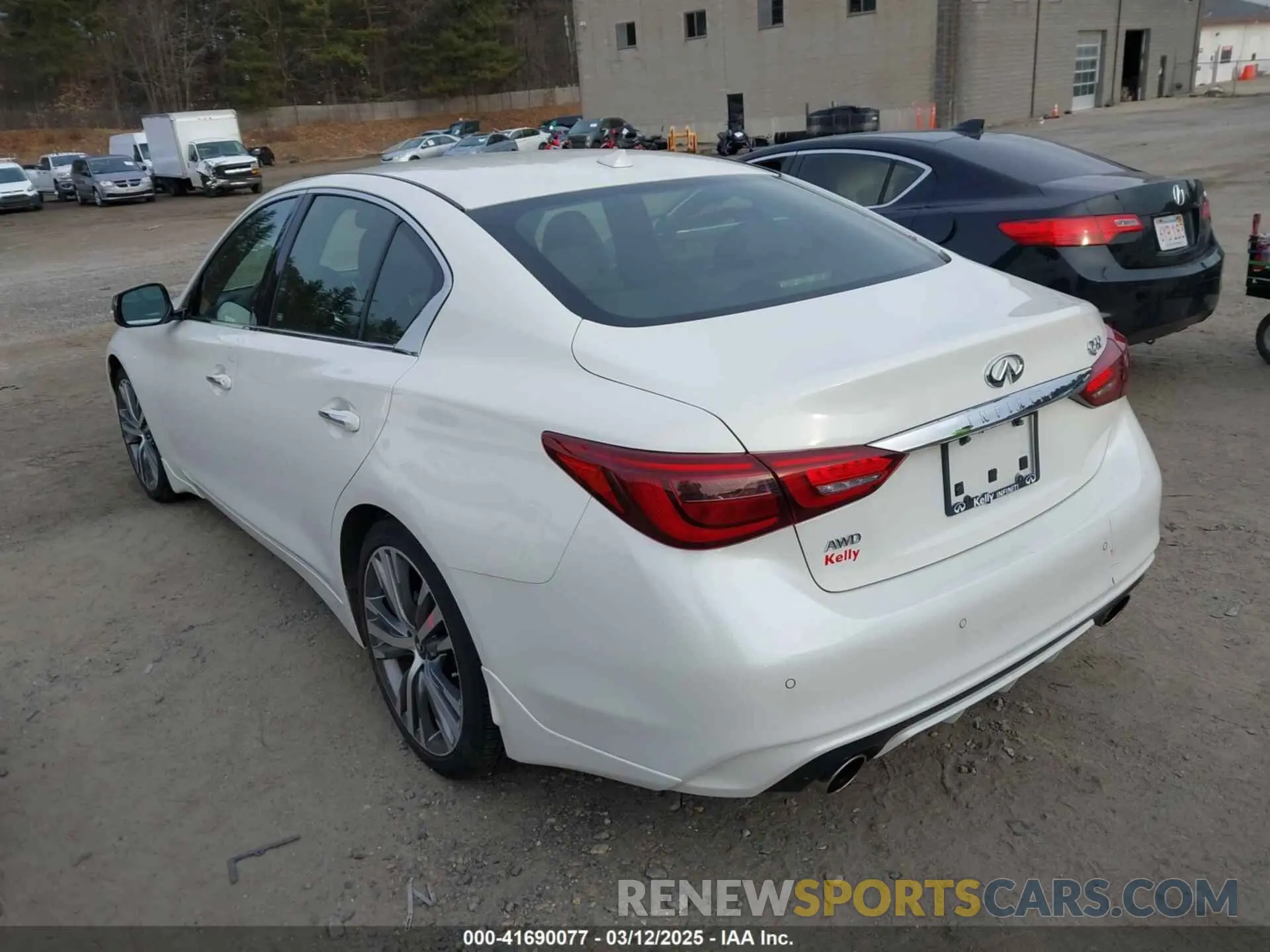 14 fotografías del automóvil dañado JN1EV7CRXMM751800 INFINITI Q50 2021