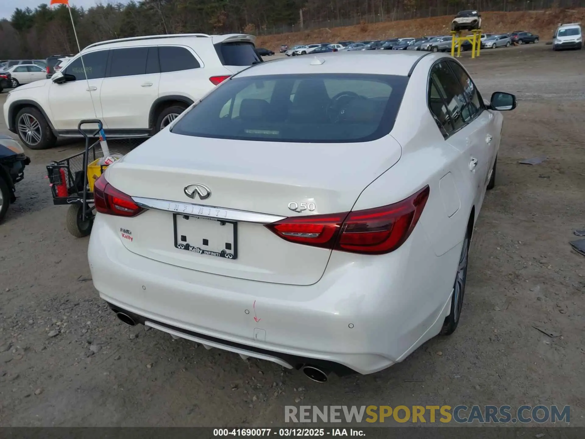 16 fotografías del automóvil dañado JN1EV7CRXMM751800 INFINITI Q50 2021