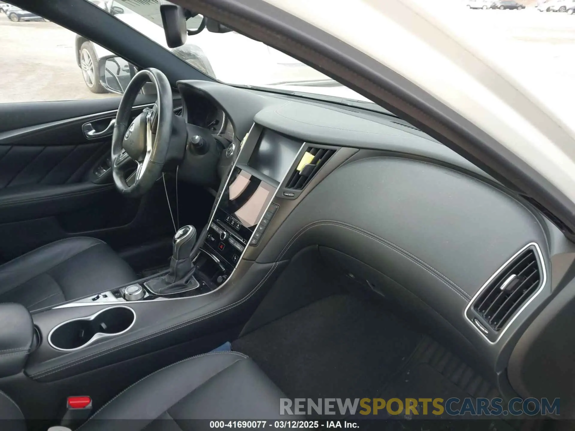 5 fotografías del automóvil dañado JN1EV7CRXMM751800 INFINITI Q50 2021