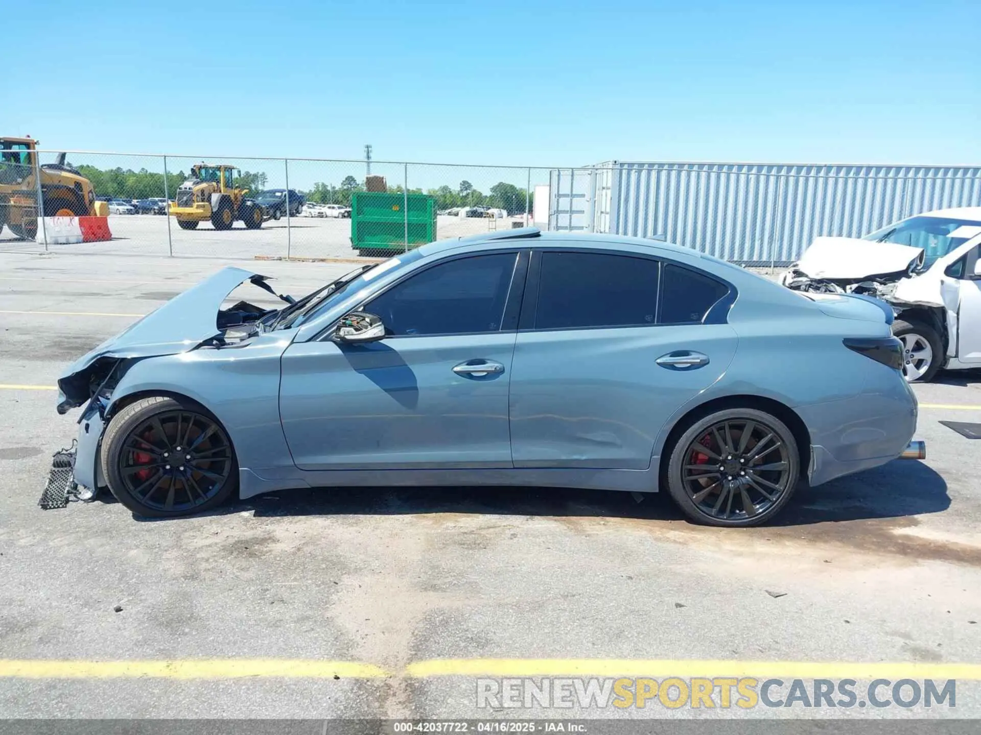 14 fotografías del automóvil dañado JN1FV7DP1MM850636 INFINITI Q50 2021