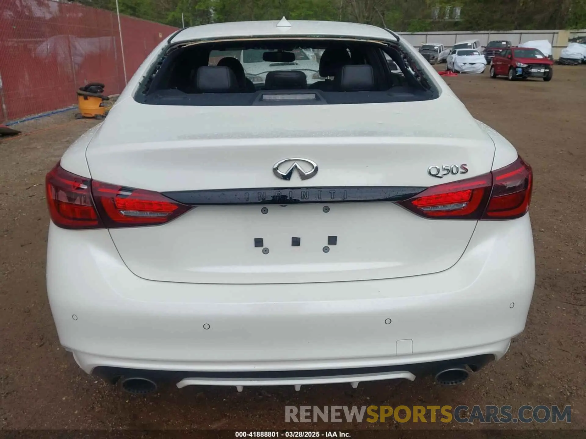 16 fotografías del automóvil dañado JN1FV7DP4MM850758 INFINITI Q50 2021