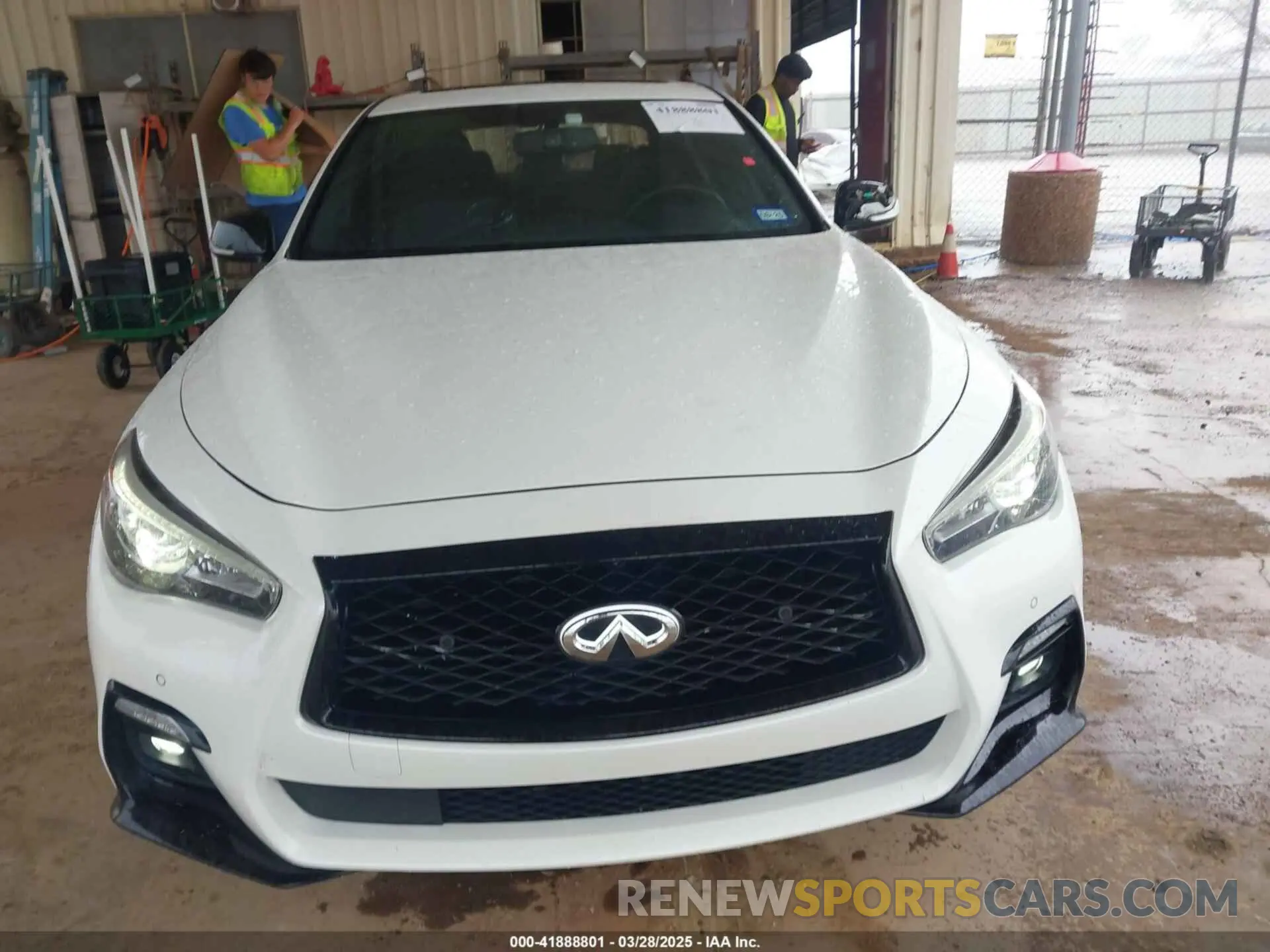 17 fotografías del automóvil dañado JN1FV7DP4MM850758 INFINITI Q50 2021