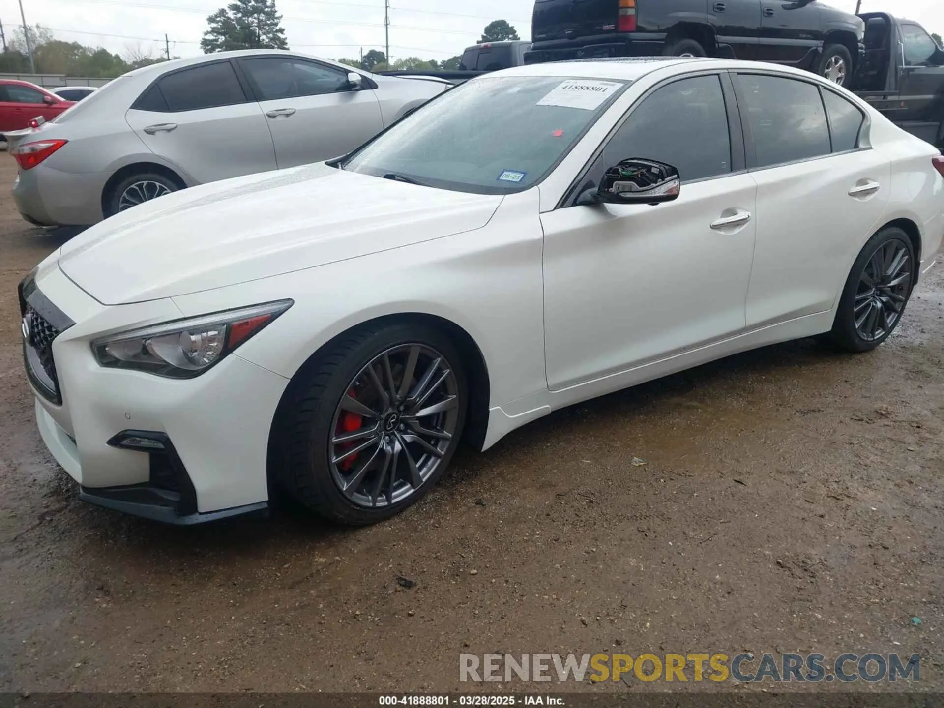 2 fotografías del automóvil dañado JN1FV7DP4MM850758 INFINITI Q50 2021