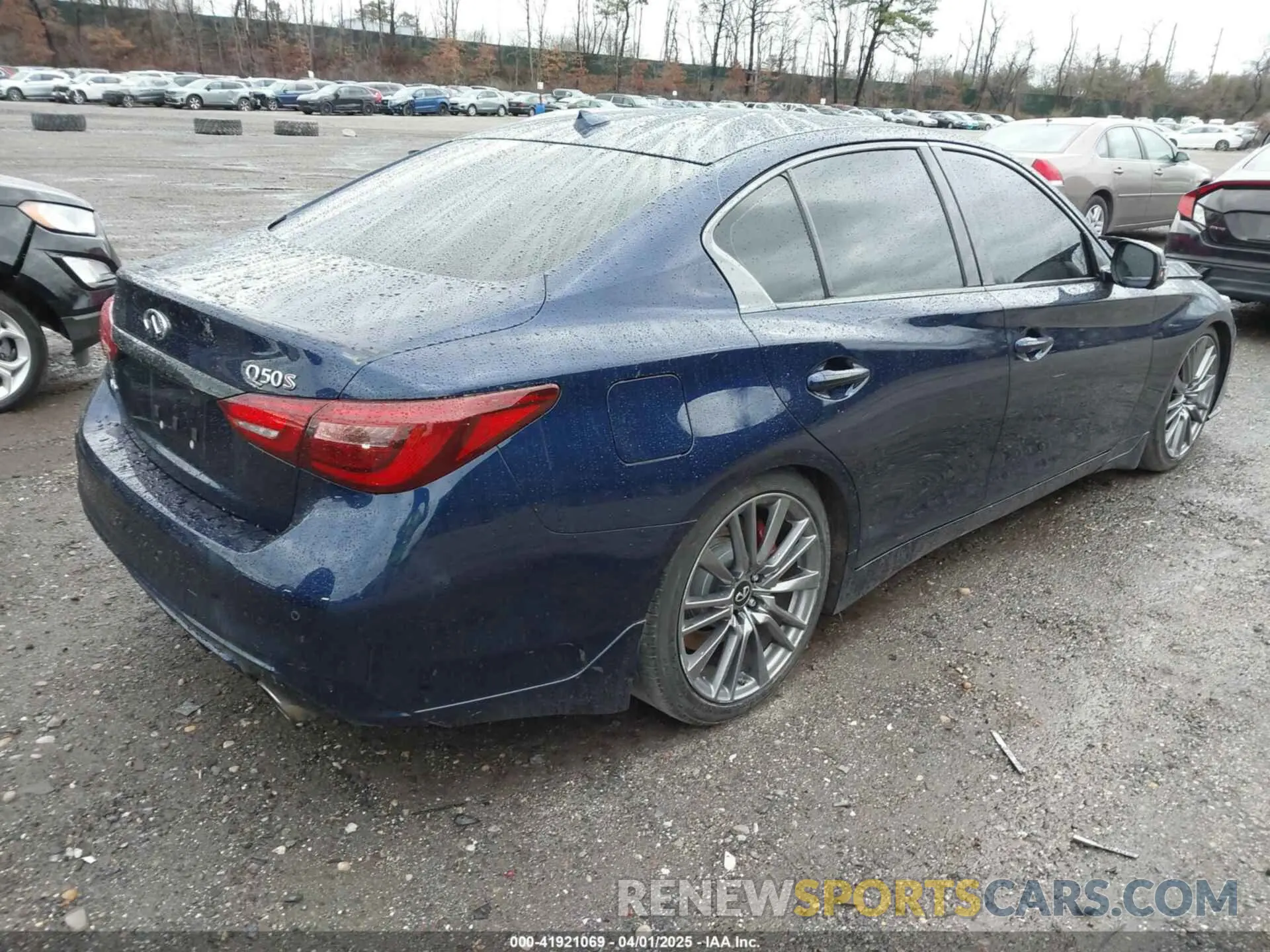 4 fotografías del automóvil dañado JN1FV7DR7MM880161 INFINITI Q50 2021
