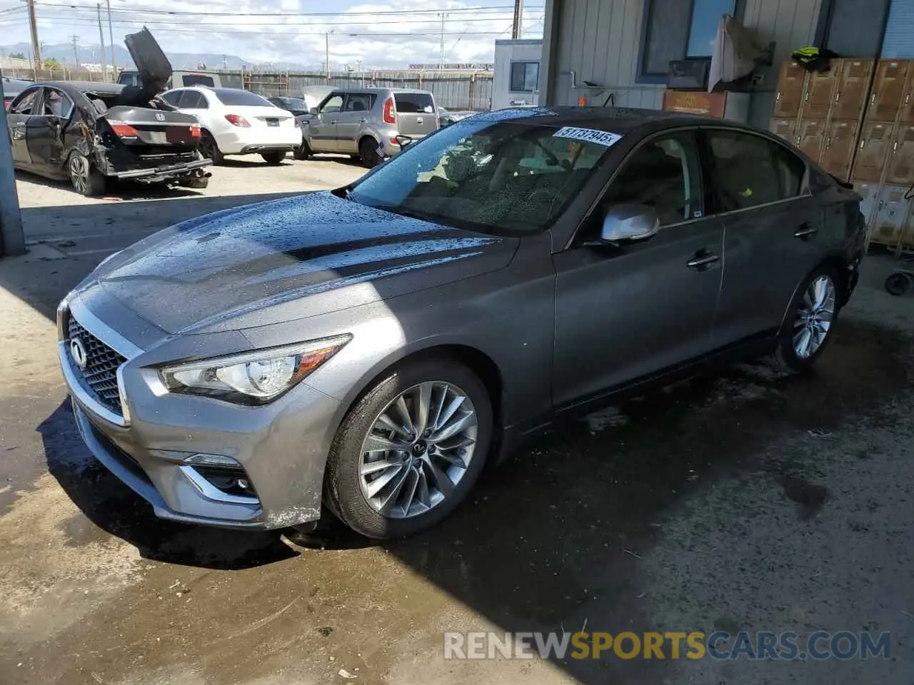 1 fotografías del automóvil dañado JN1EV7BP1NM310610 INFINITI Q50 2022