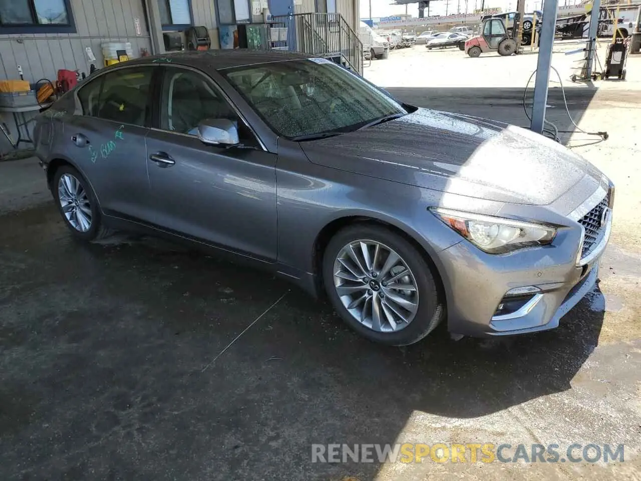 4 fotografías del automóvil dañado JN1EV7BP1NM310610 INFINITI Q50 2022
