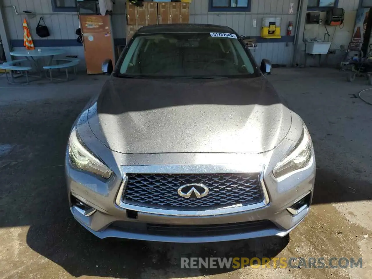 5 fotografías del automóvil dañado JN1EV7BP1NM310610 INFINITI Q50 2022