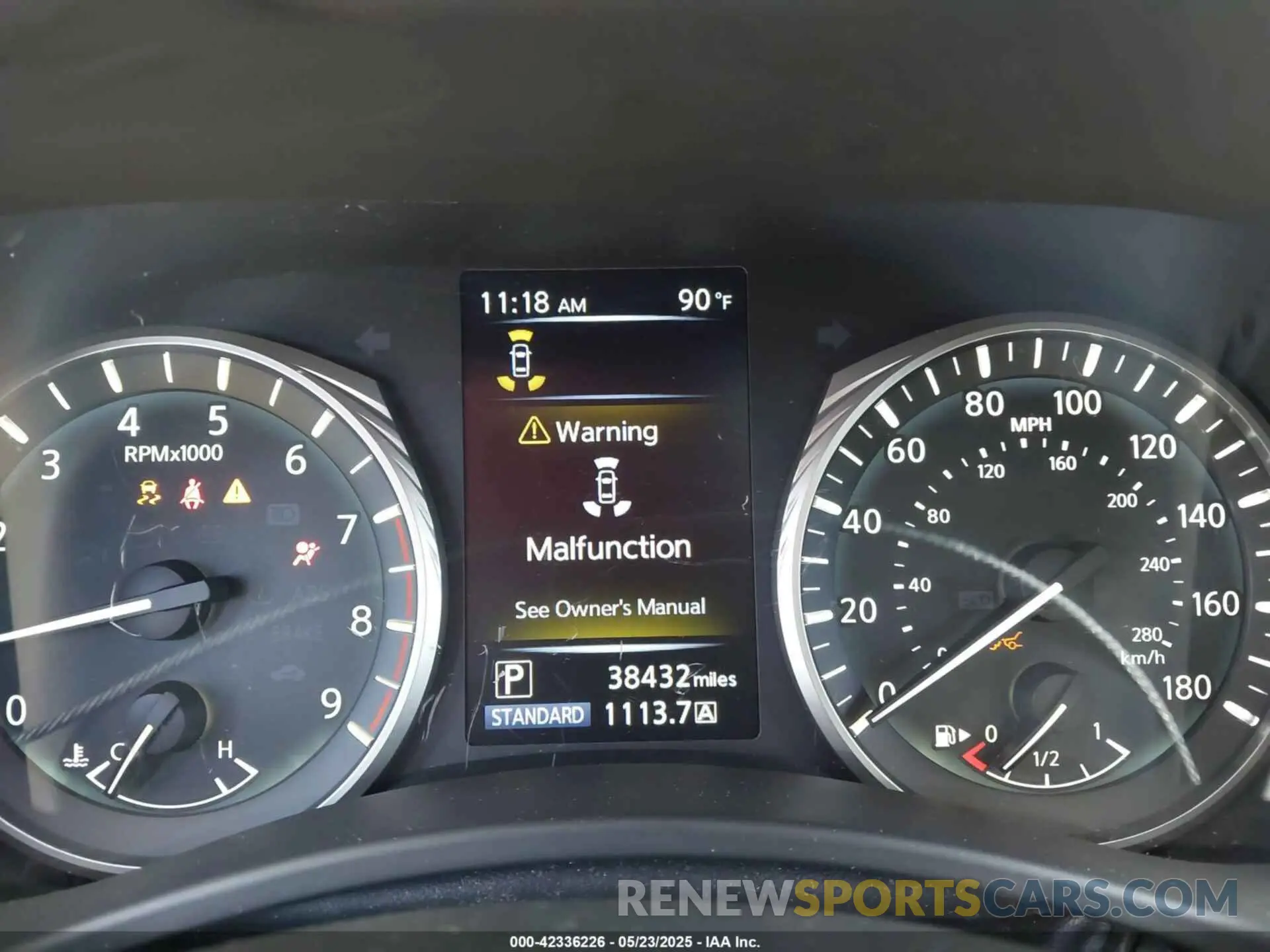 7 fotografías del automóvil dañado JN1EV7BP1NM311451 INFINITI Q50 2022