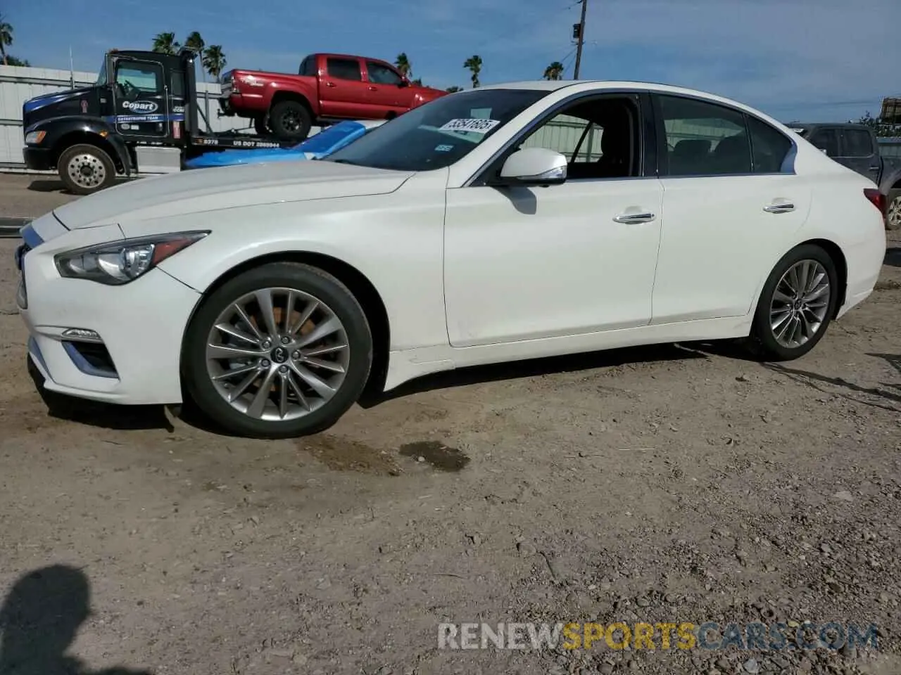 1 fotografías del automóvil dañado JN1EV7BP2NM310423 INFINITI Q50 2022