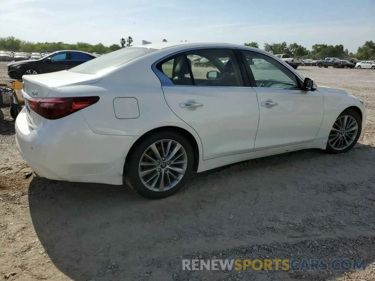 3 fotografías del automóvil dañado JN1EV7BP2NM310423 INFINITI Q50 2022