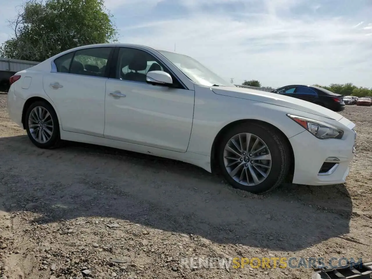 4 fotografías del automóvil dañado JN1EV7BP2NM310423 INFINITI Q50 2022