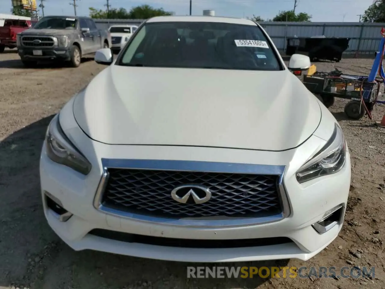 5 fotografías del automóvil dañado JN1EV7BP2NM310423 INFINITI Q50 2022