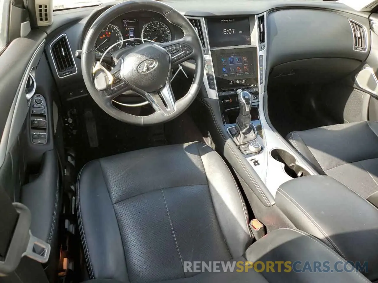 8 fotografías del automóvil dañado JN1EV7BP2NM310423 INFINITI Q50 2022