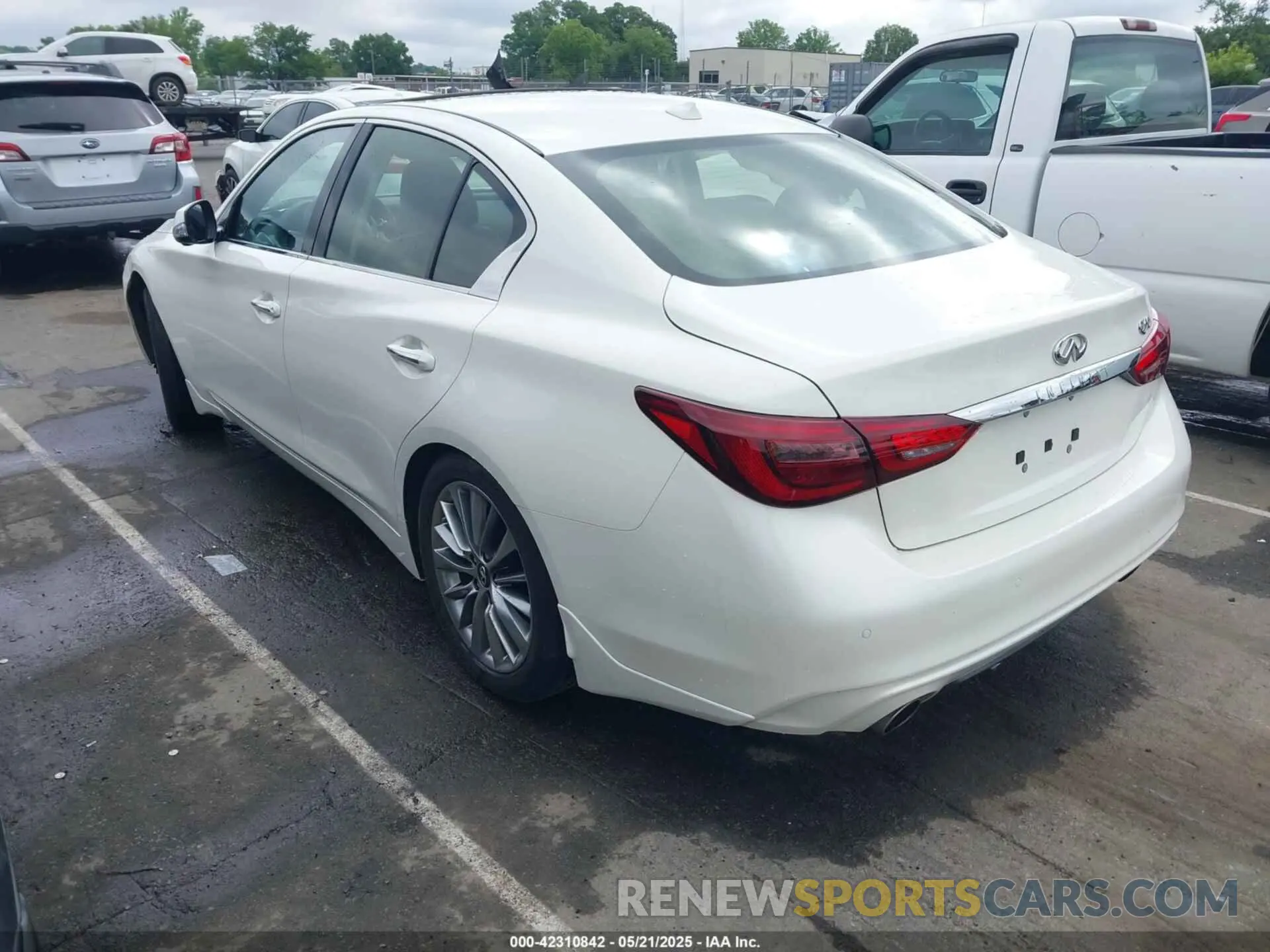 3 fotografías del automóvil dañado JN1EV7BP2NM311118 INFINITI Q50 2022