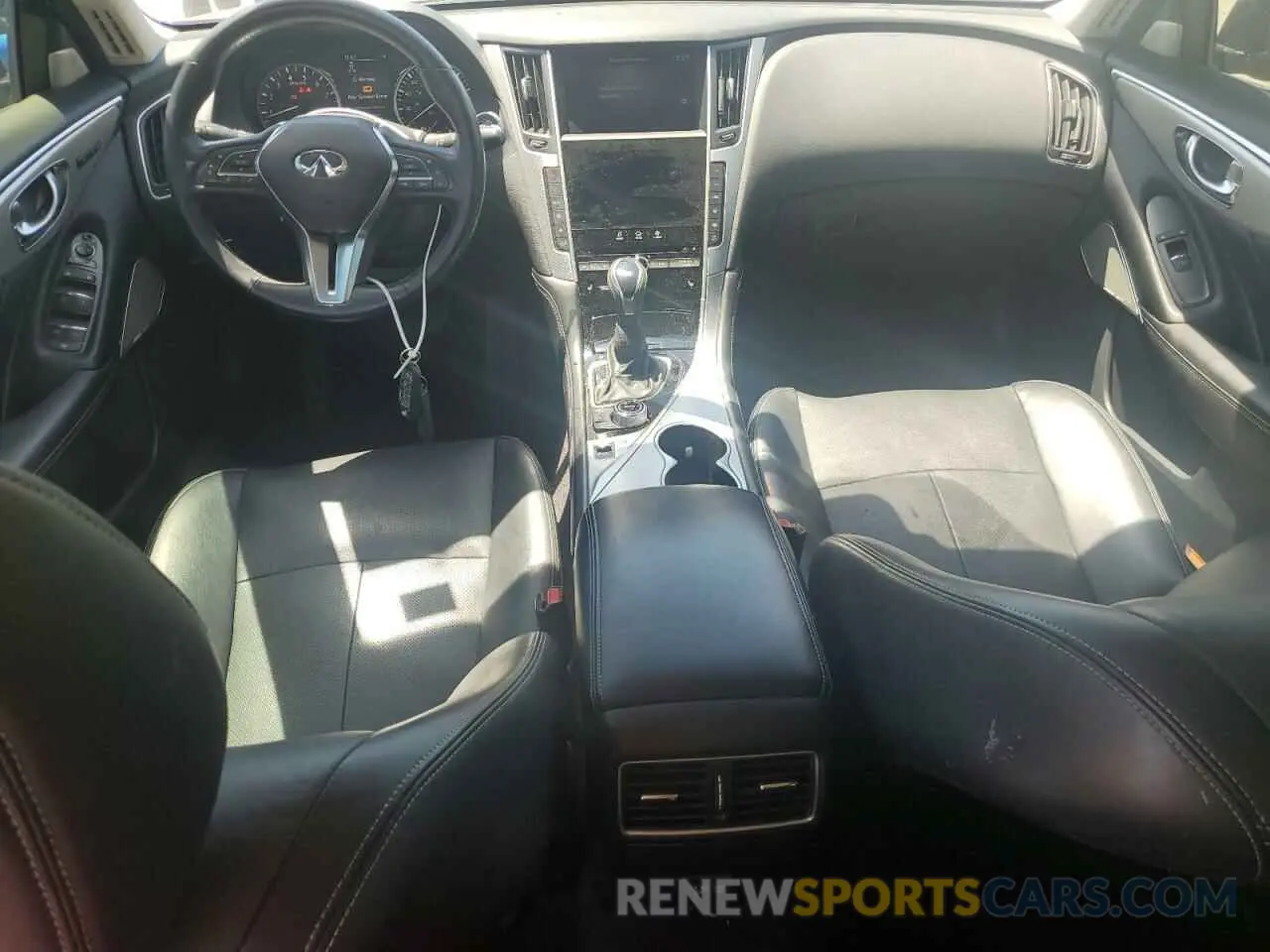 8 fotografías del automóvil dañado JN1EV7BP3NM311791 INFINITI Q50 2022
