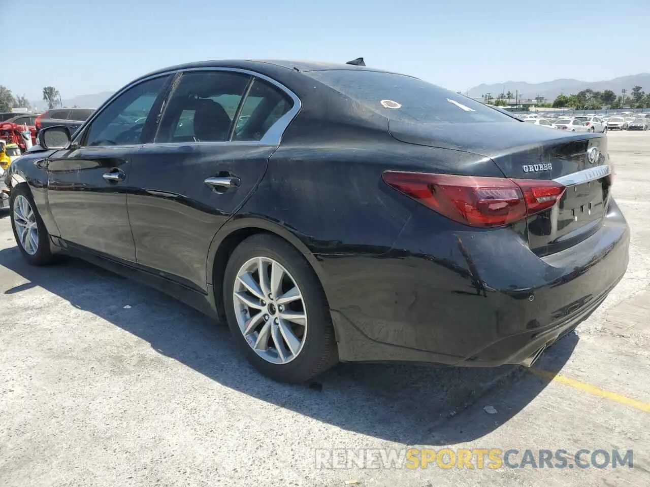 2 fotografías del automóvil dañado JN1EV7BP5NM310738 INFINITI Q50 2022