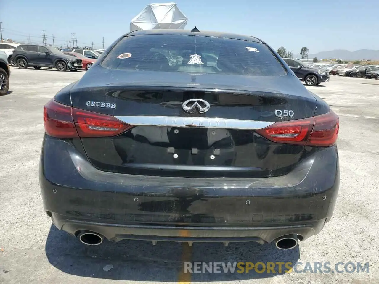 6 fotografías del automóvil dañado JN1EV7BP5NM310738 INFINITI Q50 2022