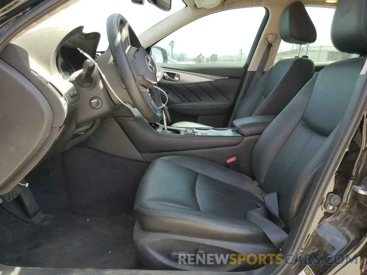 7 fotografías del automóvil dañado JN1EV7BP5NM310738 INFINITI Q50 2022