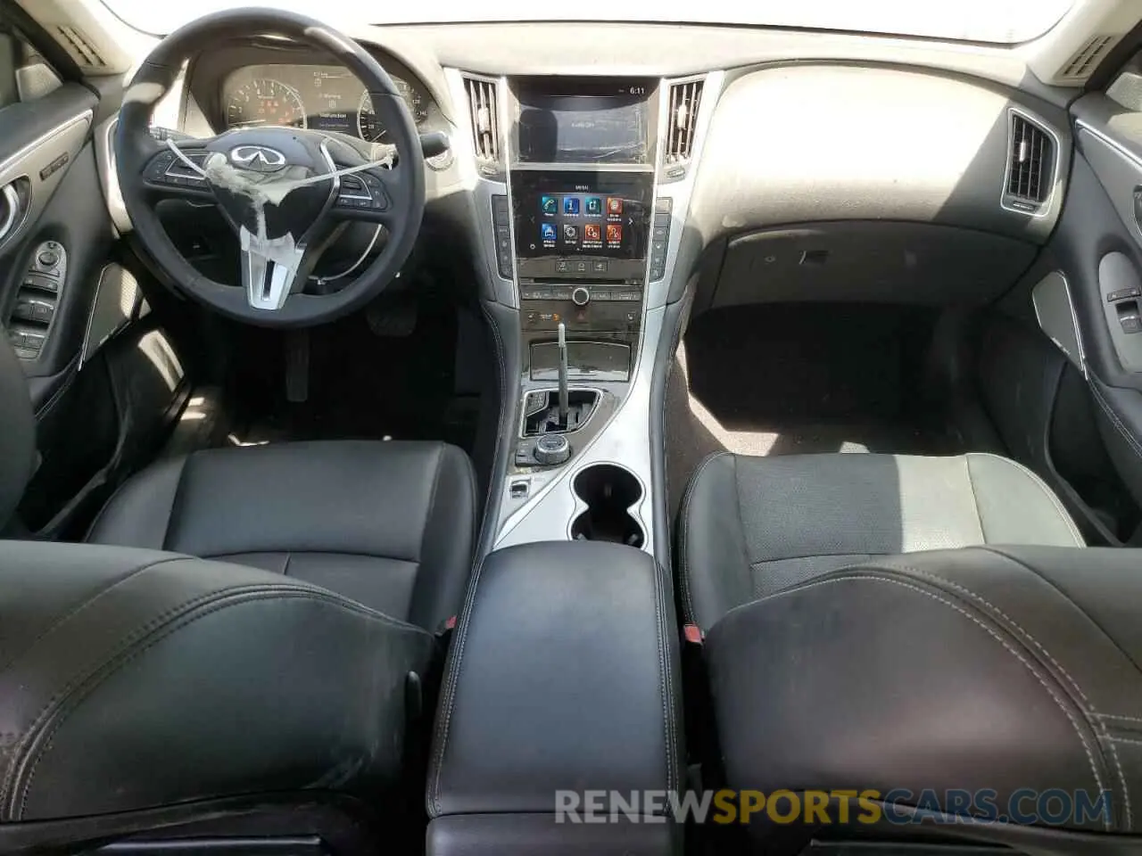 8 fotografías del automóvil dañado JN1EV7BP5NM310738 INFINITI Q50 2022
