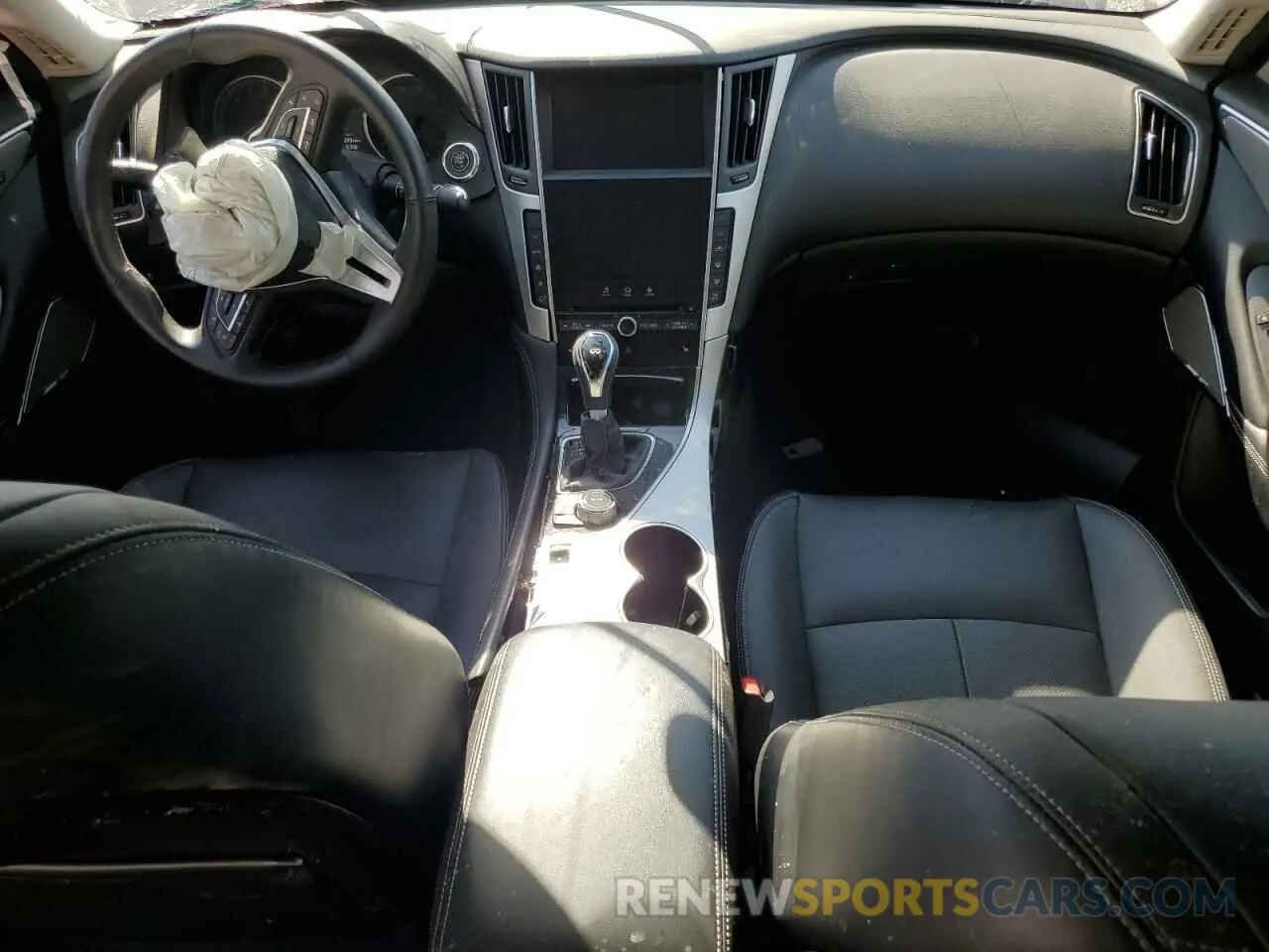 8 fotografías del automóvil dañado JN1EV7BP8NM310295 INFINITI Q50 2022