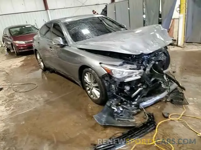 14 fotografías del automóvil dañado JN1EV7BR4NM342033 INFINITI Q50 2022