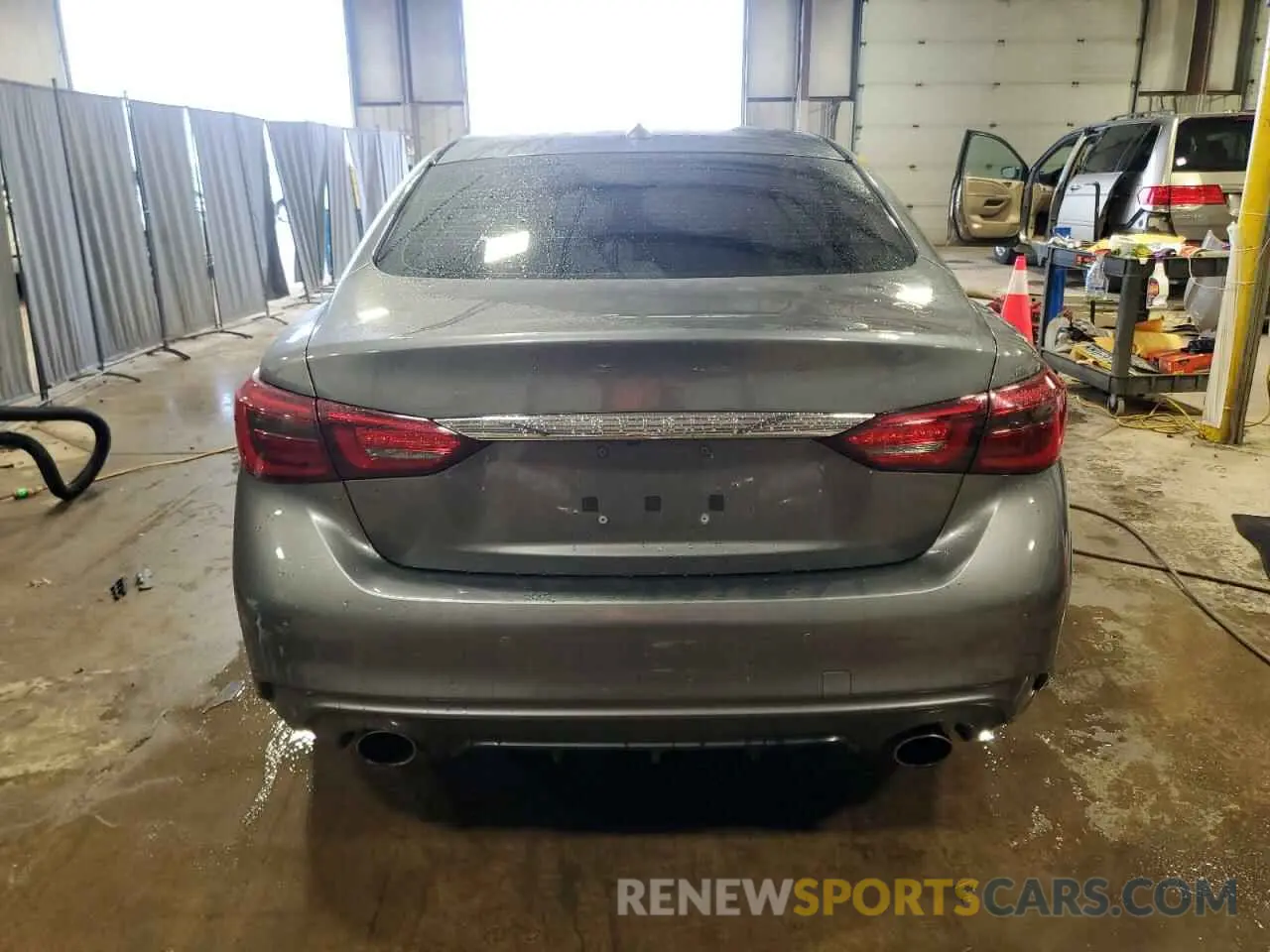 6 fotografías del automóvil dañado JN1EV7BR4NM342033 INFINITI Q50 2022