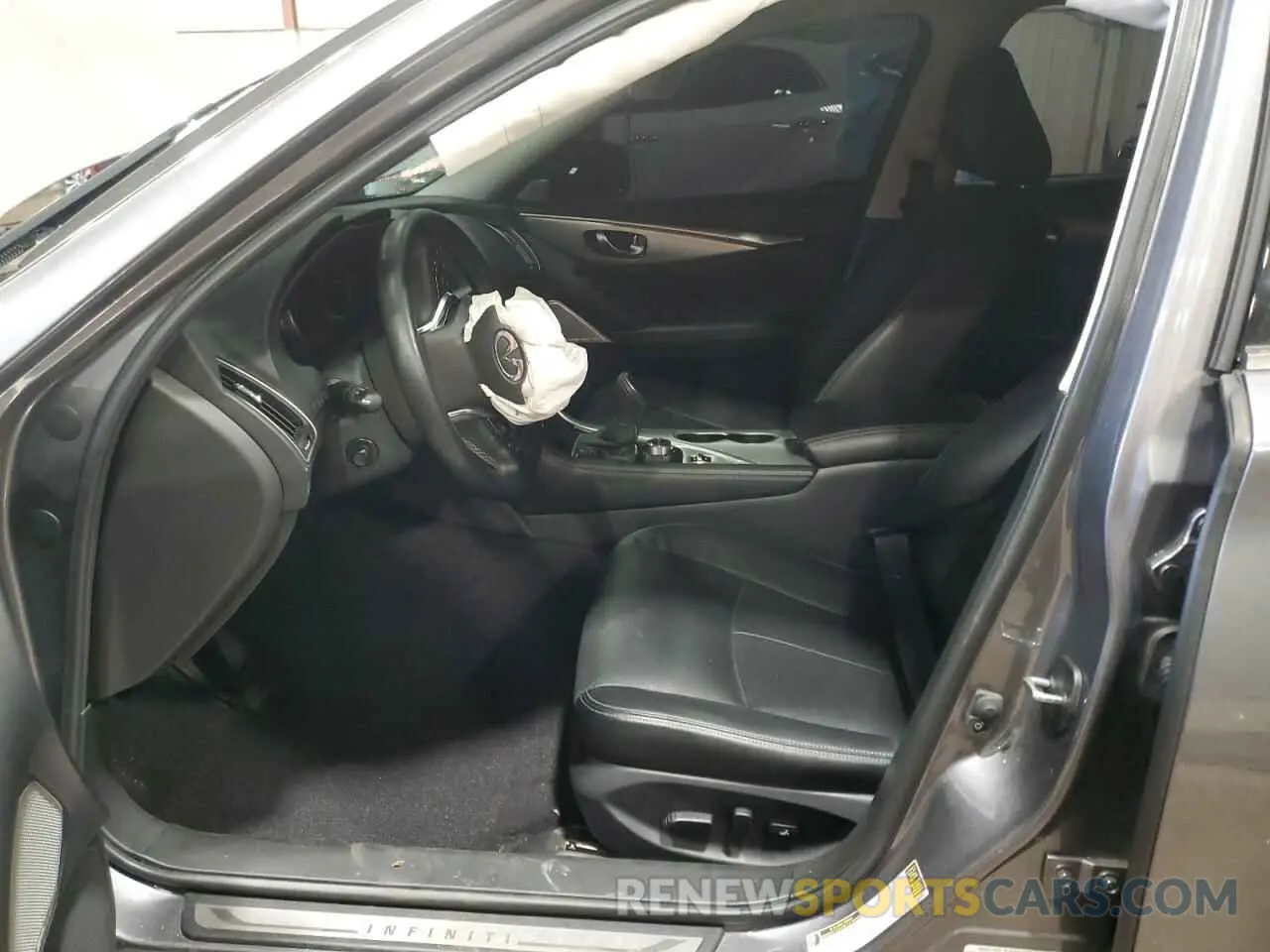 7 fotografías del automóvil dañado JN1EV7BR4NM342033 INFINITI Q50 2022