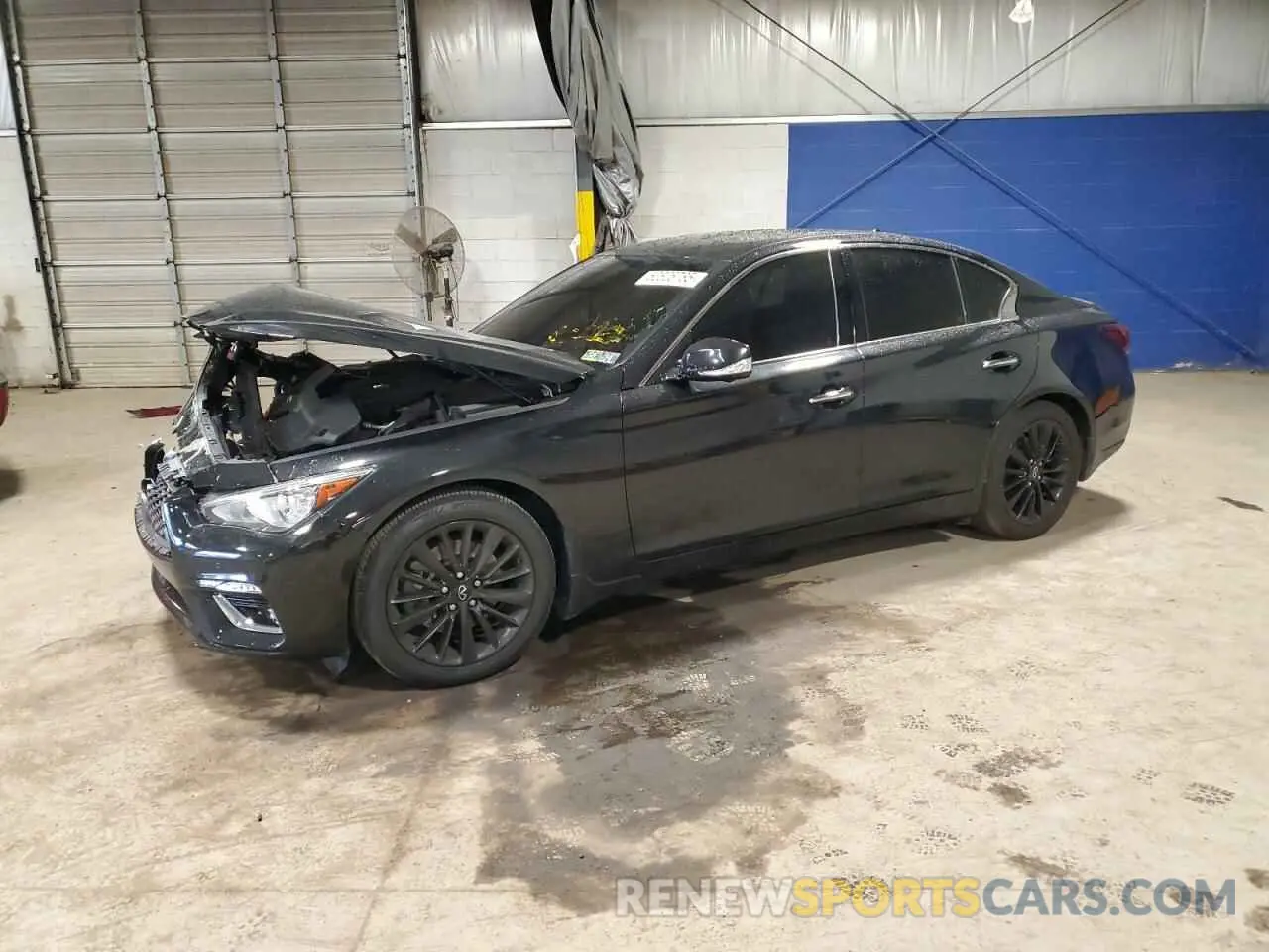 1 fotografías del automóvil dañado JN1EV7BR8NM340673 INFINITI Q50 2022