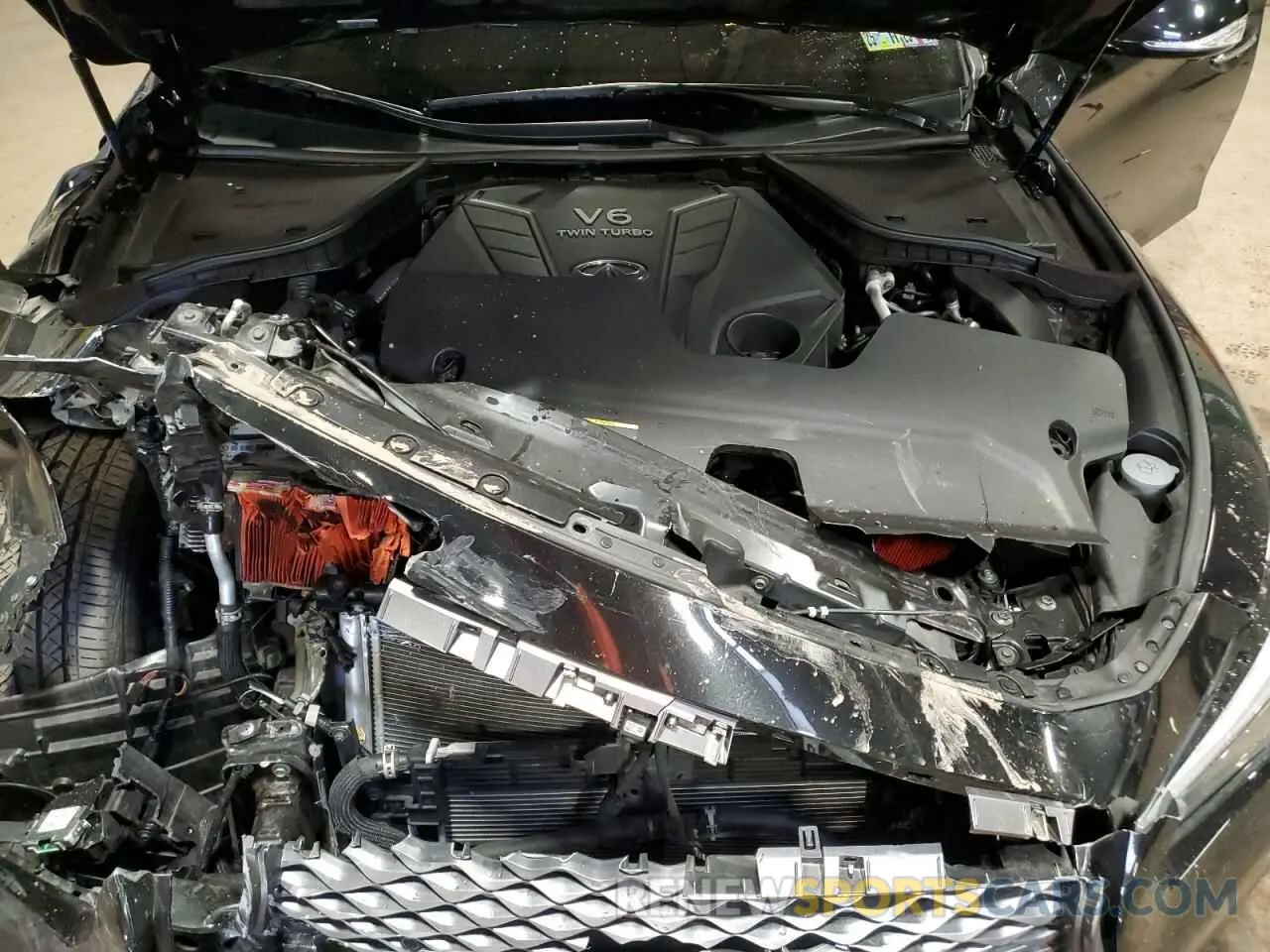 11 fotografías del automóvil dañado JN1EV7BR8NM340673 INFINITI Q50 2022