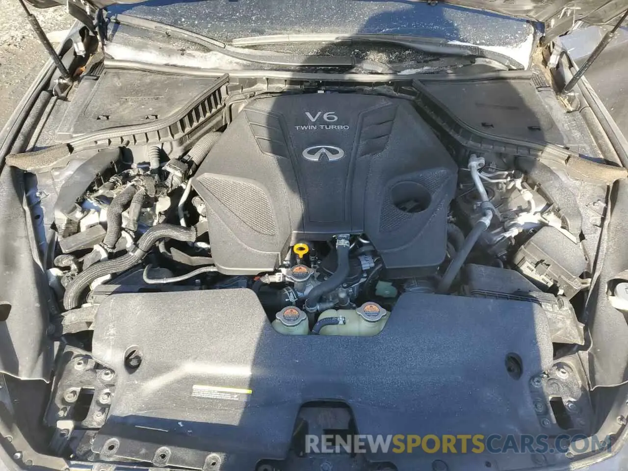 11 fotografías del automóvil dañado JN1EV7BRXNM340576 INFINITI Q50 2022