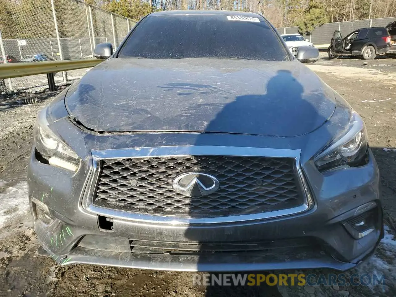 5 fotografías del automóvil dañado JN1EV7BRXNM340576 INFINITI Q50 2022