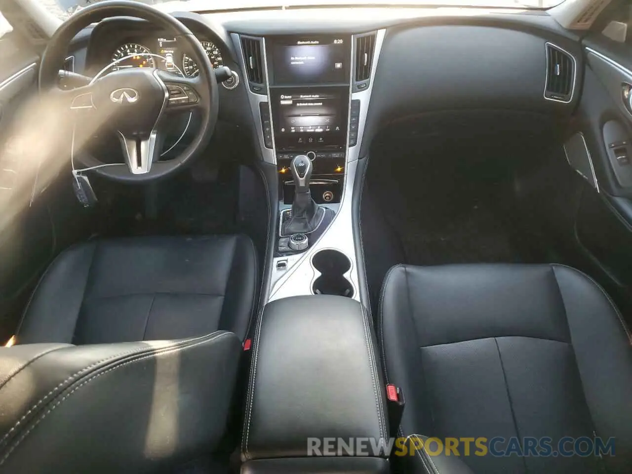 8 fotografías del automóvil dañado JN1EV7BRXNM340576 INFINITI Q50 2022