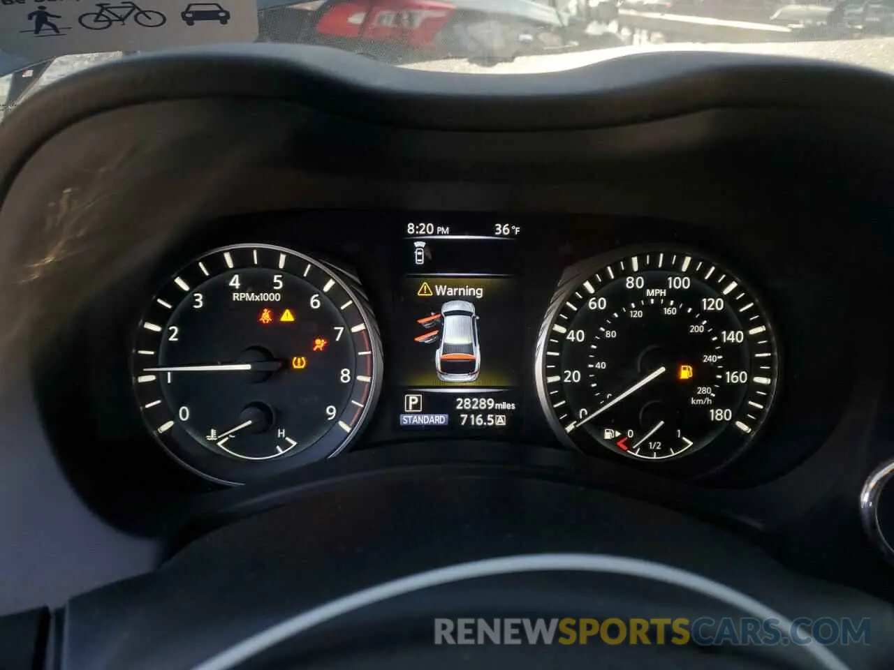 9 fotografías del automóvil dañado JN1EV7BRXNM340576 INFINITI Q50 2022