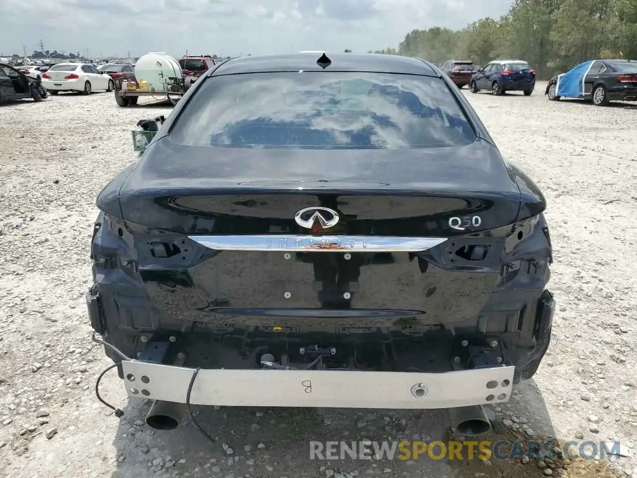 6 fotografías del automóvil dañado JN1EV7CP8NM310019 INFINITI Q50 2022