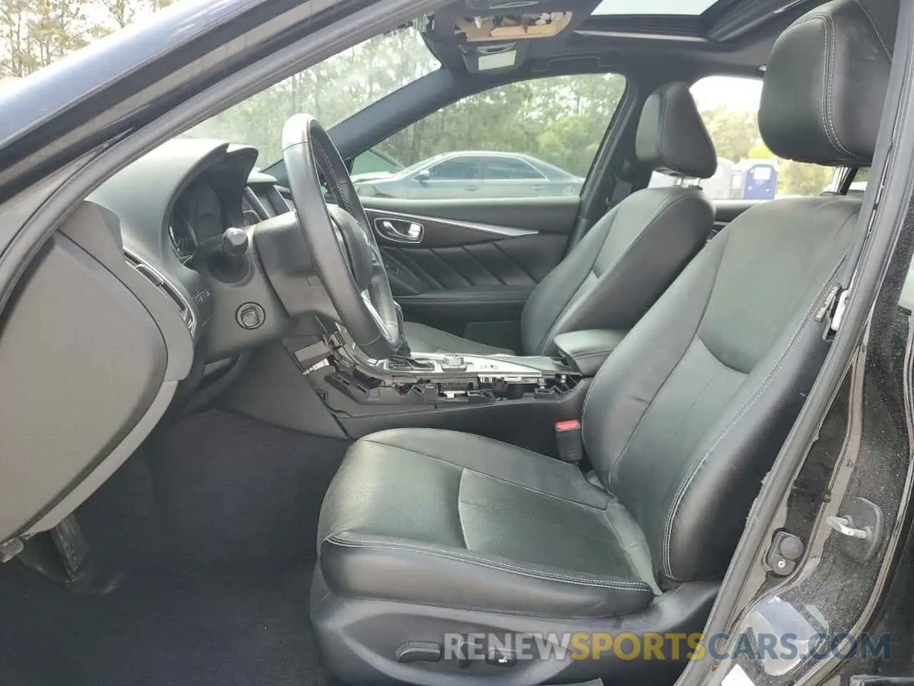 7 fotografías del automóvil dañado JN1EV7CP8NM310019 INFINITI Q50 2022
