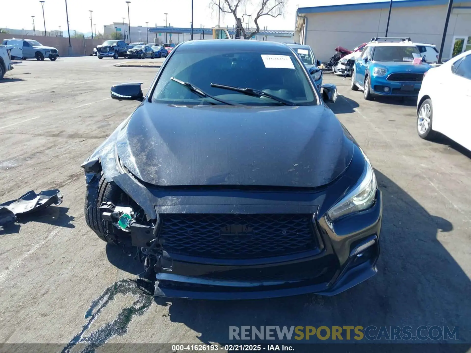 13 fotografías del automóvil dañado JN1EV7CPXNM310281 INFINITI Q50 2022