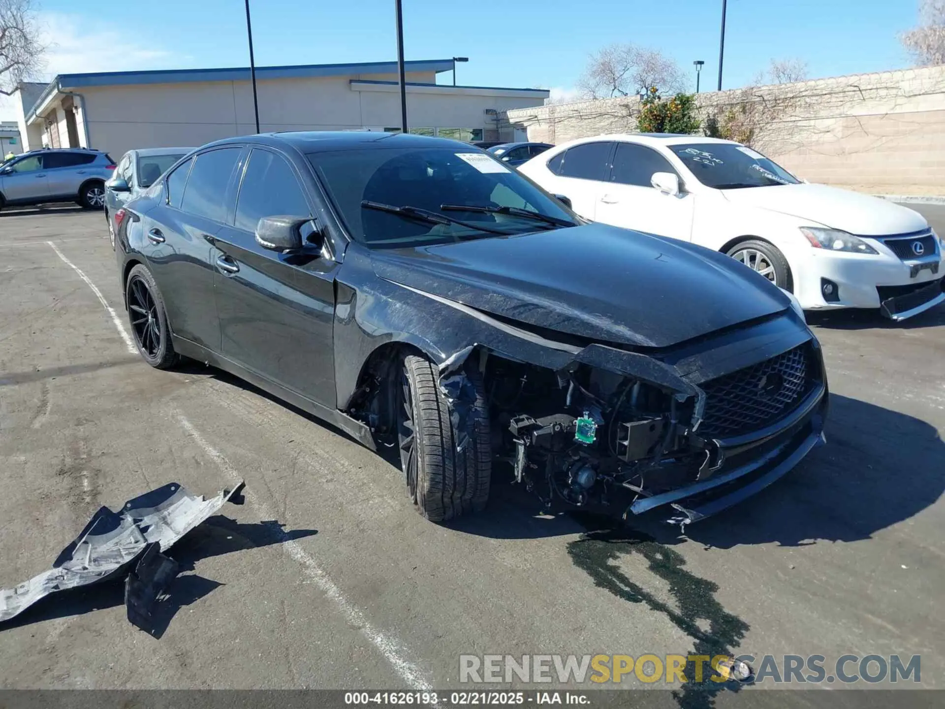 6 fotografías del automóvil dañado JN1EV7CPXNM310281 INFINITI Q50 2022