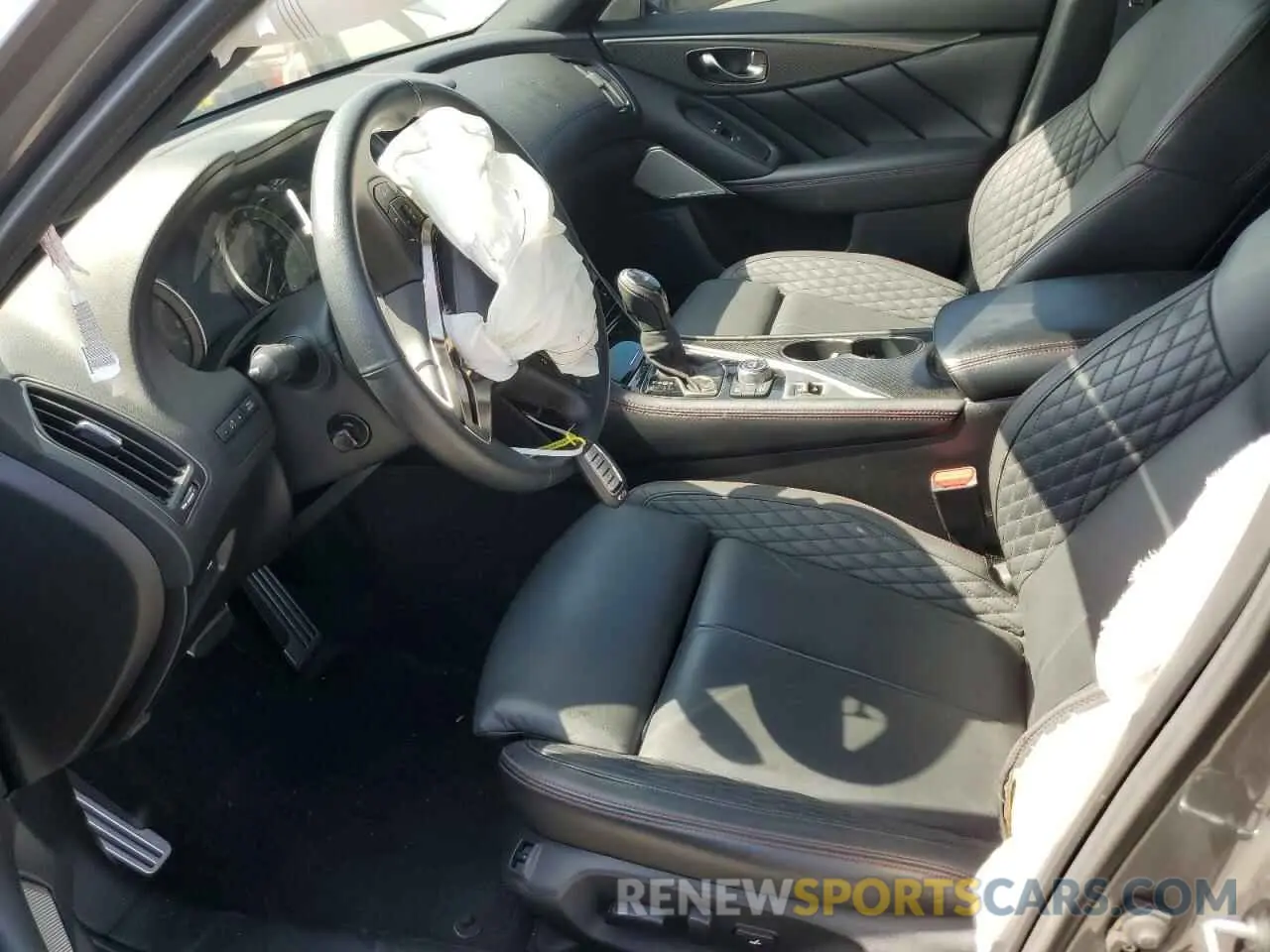 7 fotografías del automóvil dañado JN1FV7DP6NM370089 INFINITI Q50 2022