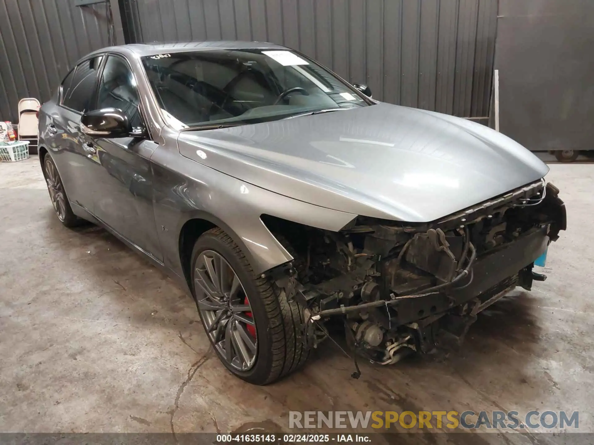 1 fotografías del automóvil dañado JN1FV7DR9NM390385 INFINITI Q50 2022